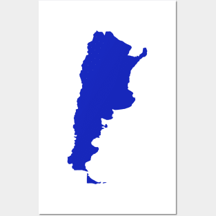 Argentina map Posters and Art